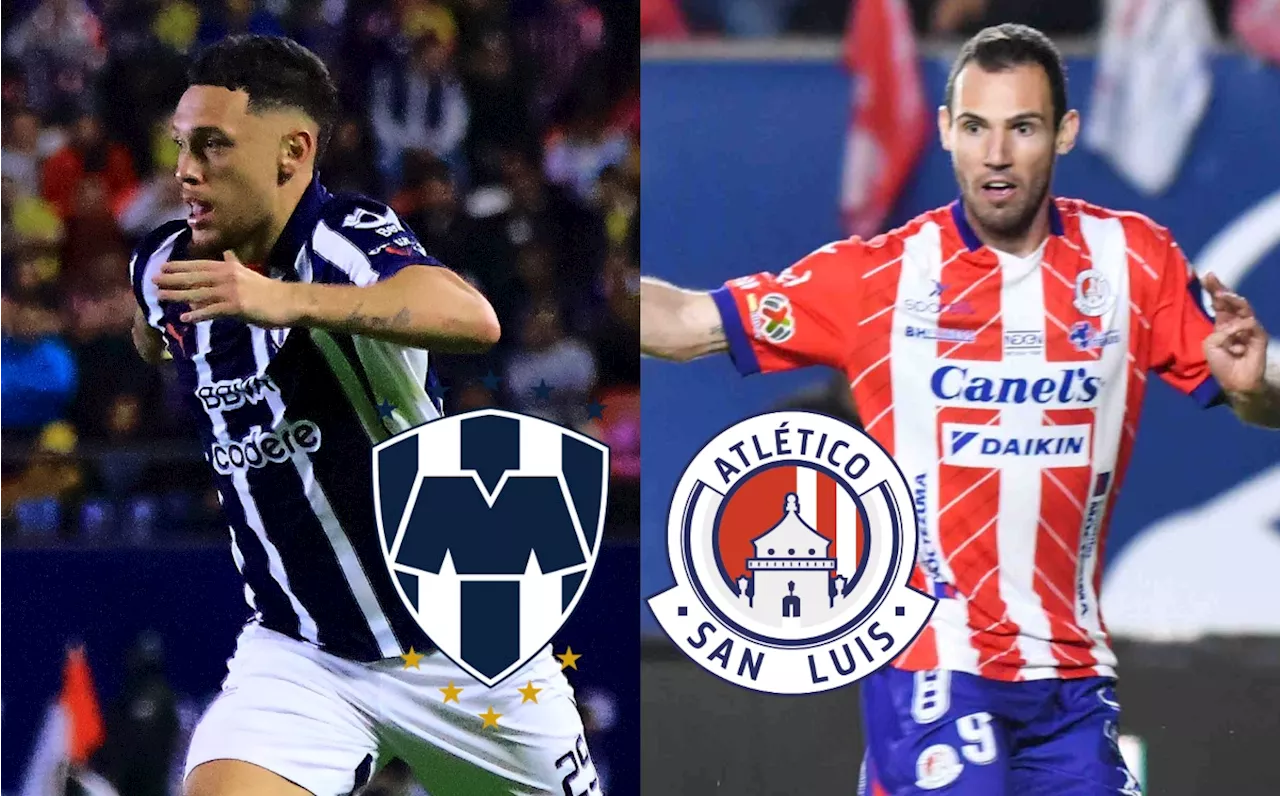 Monterrey vs Atlético de San Luis: ¿Dónde y a qué hora VER semifinal de vuelta HOY del Apertura 2024?