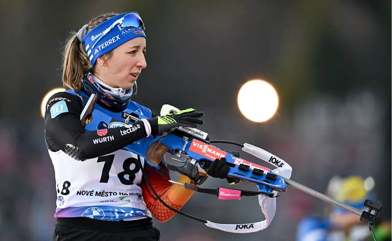 Biathletin Preuß verpasst Podest um eine Zehntelsekunde