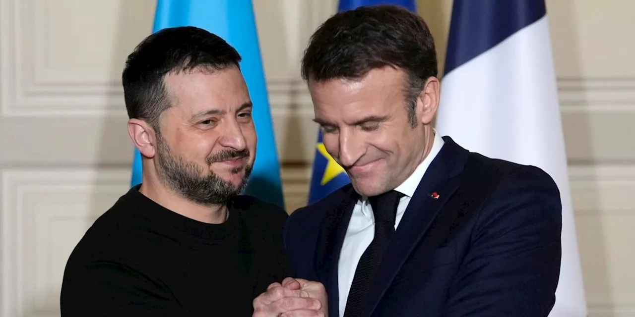 Selenskyj trifft Macron - Viele Tote nach Angriff in Ukraine