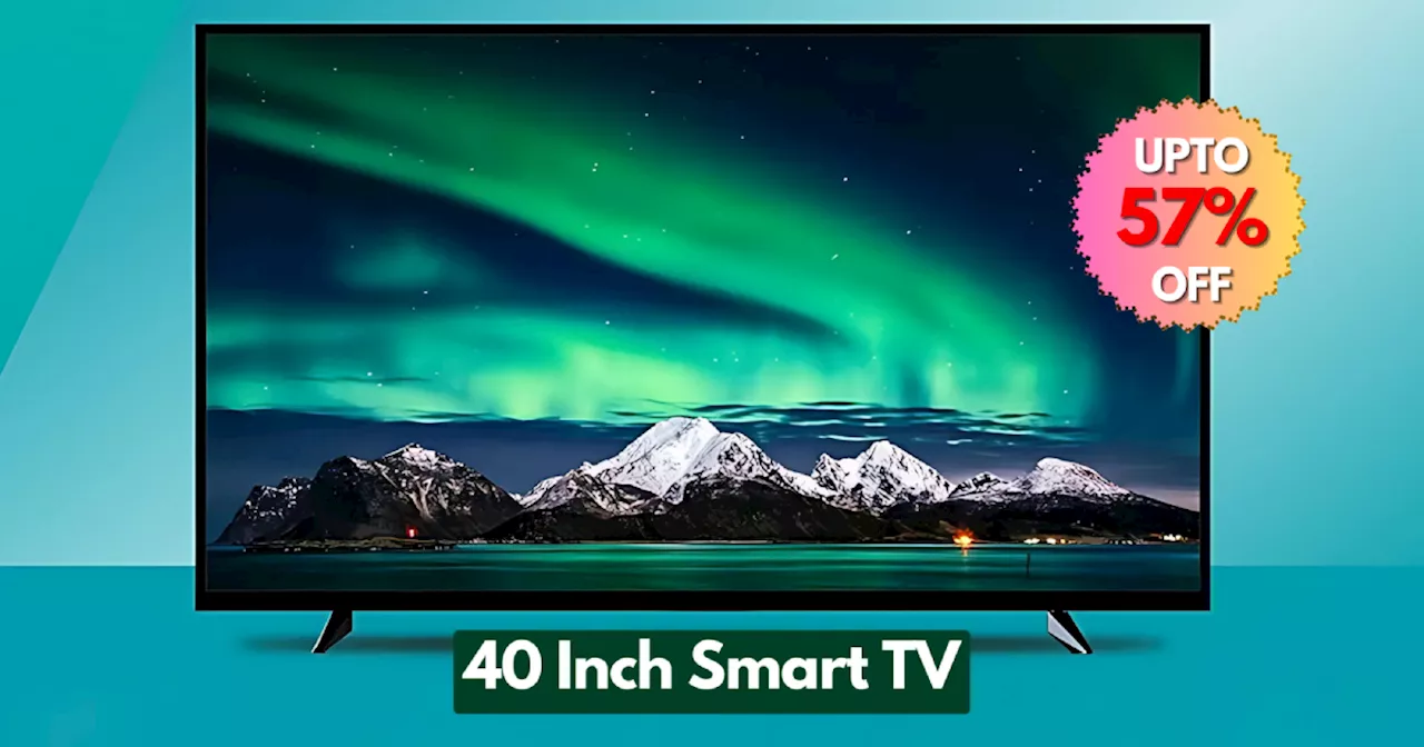 बड़ी स्क्रीन वाली 40 Inch Smart TV पर 57% तक छूट देख चौंधिया जाएंगी आंखे, Amazon Sale की ये डील एंटरटेनमेंट का भर देगी जोश