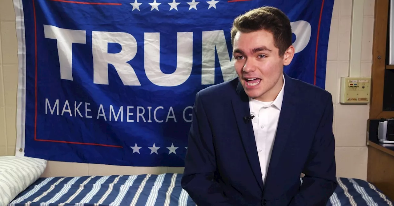 Nick Fuentes facing battery charge after ‘your body, my choice’ confrontation at his Illinois home