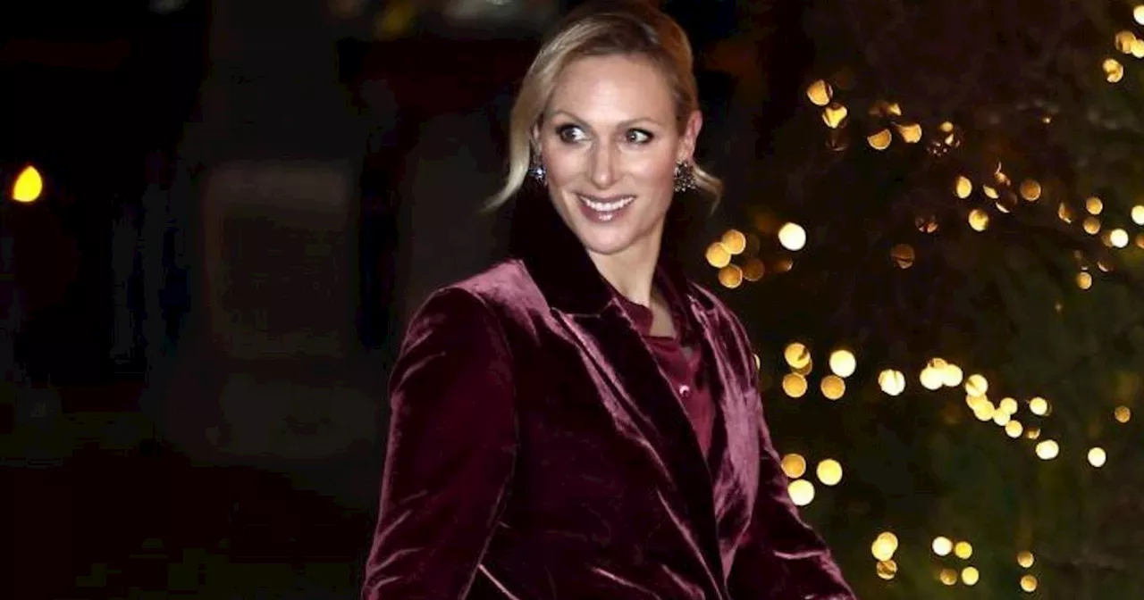 Shop affordable copycat of Zara Tindall's burgundy suit on the high street