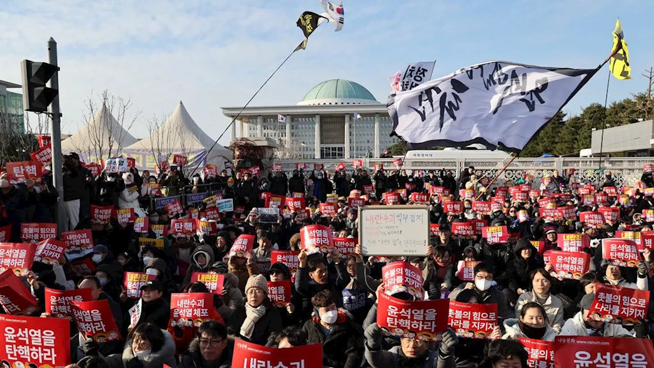 Regeringspartij Zuid-Korea boycot stemming over afzetting president