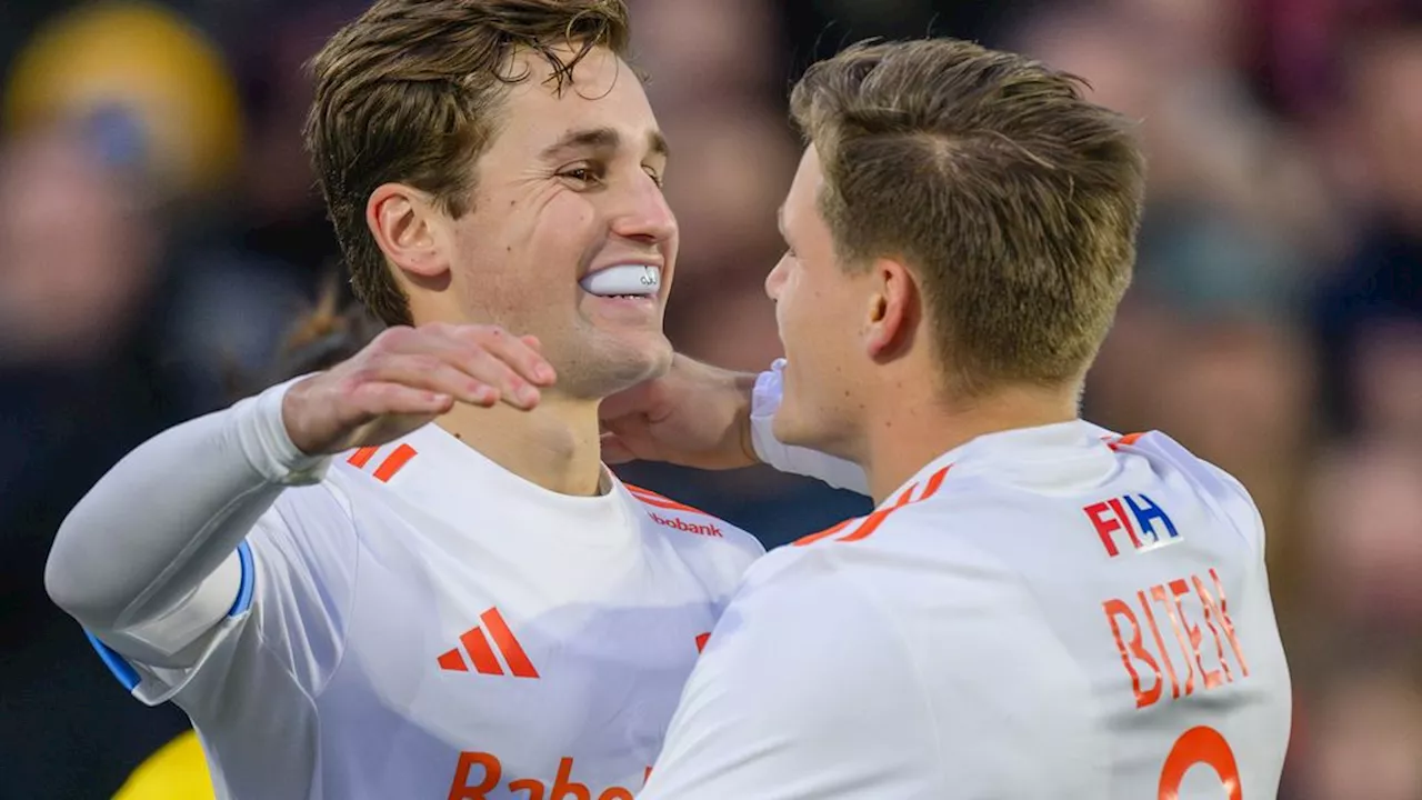 Hockeyer Lucas Veen in voetsporen van vader Stephan en opa Sietze: 'Symbolisch en prachtig'