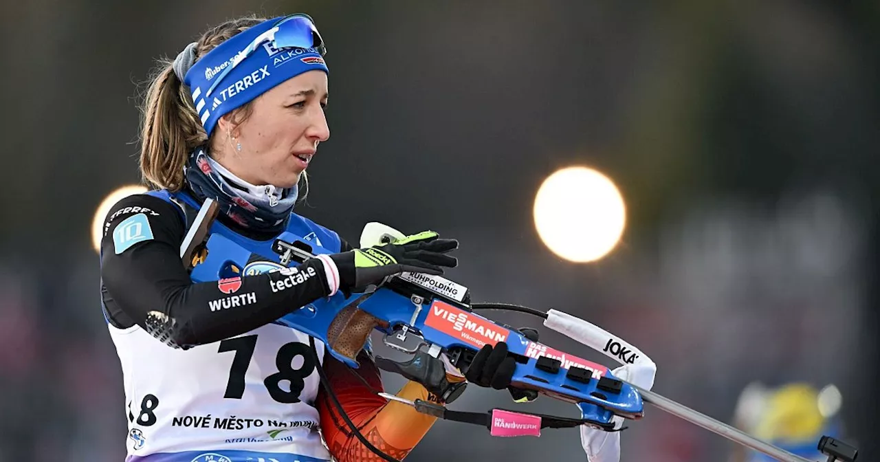 Biathletin Preuß verpasst Podest um eine Zehntelsekunde