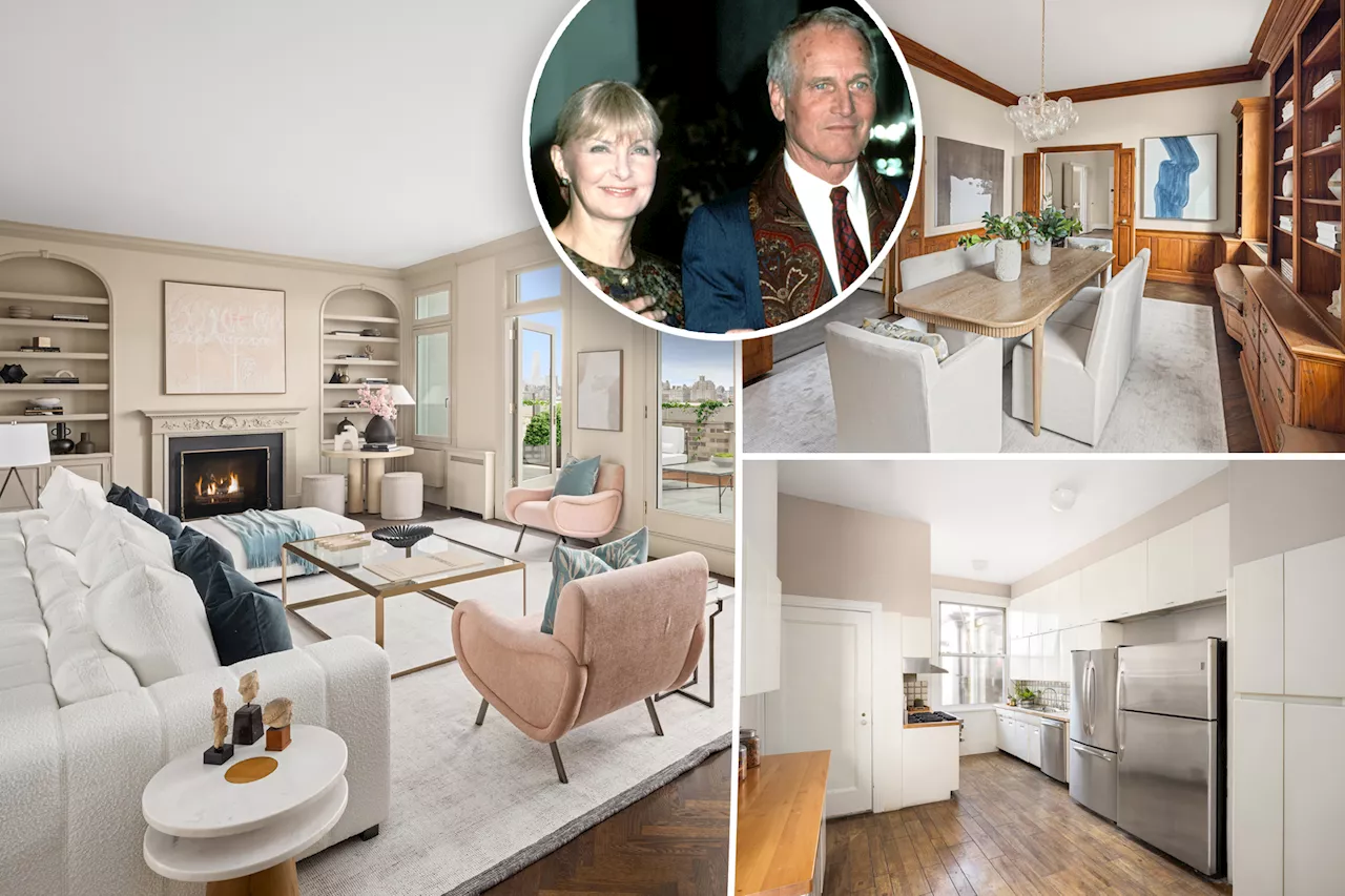 Longtime NYC penthouse of Paul Newman and Joanne Woodward lists for the first time in 40 years