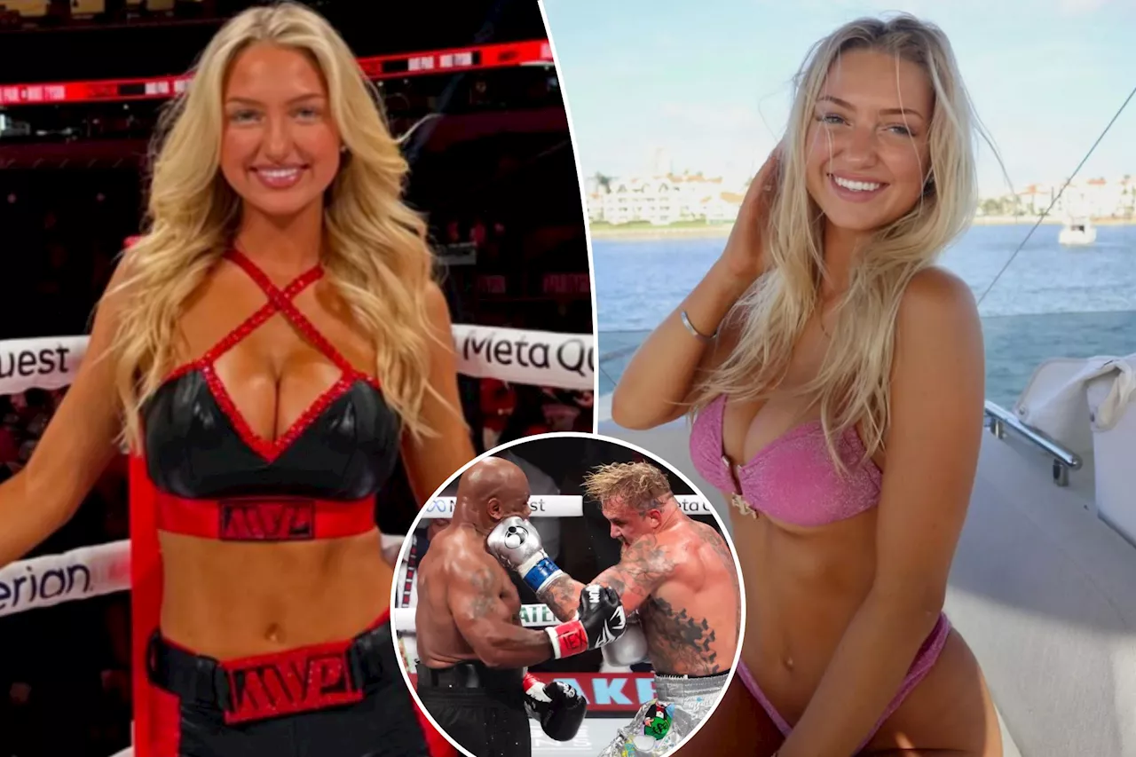 Ring girl Sydney Thomas reveals message from Jake Paul during Mike Tyson bout