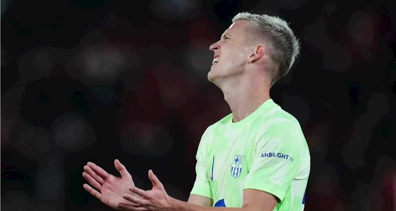 – Barça : Dani Olmo perd une dent en plein match !