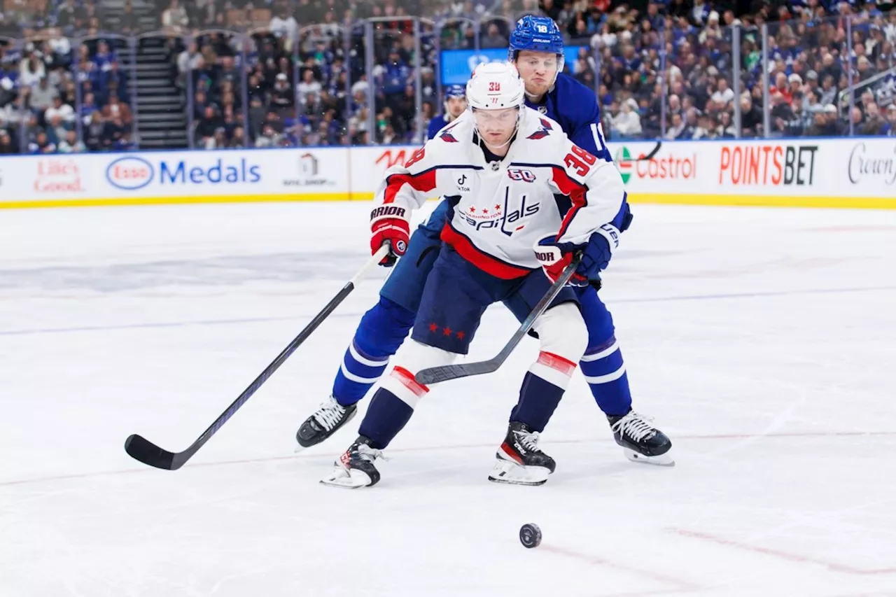 Connor McMichael scores third-period winner, Capitals down Maple Leafs 3-1