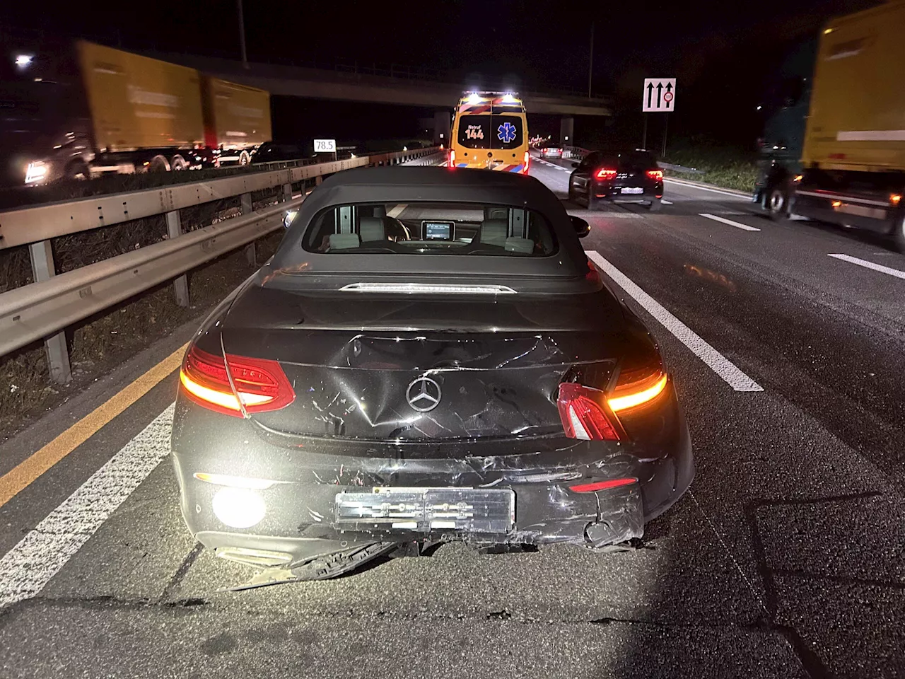 Hunzenschwil / A1 / Rupperswil AG: Heftige Auffahrkollisionen fordern Verletzte