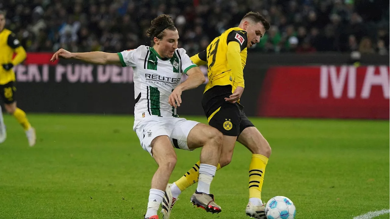 Bundesliga: Borussia Dortmund kann auch bei Borussia Mönchengladbach nicht gewinnen