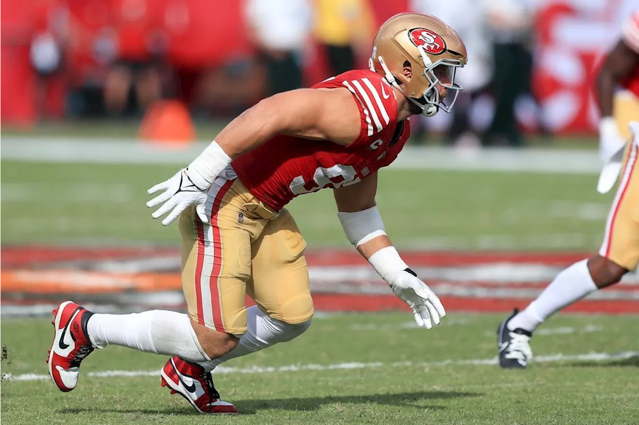  Injury Update: Nick Bosa fehlt den San Francisco 49ers wohl auch gegen die Chicago Bears