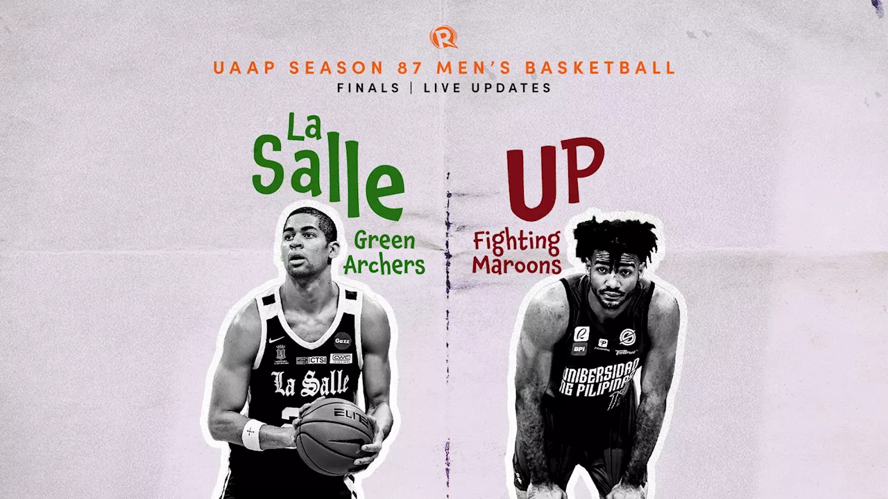 LIVE UPDATES: La Salle vs UP – UAAP Season 87 men’s basketball finals, Game 1