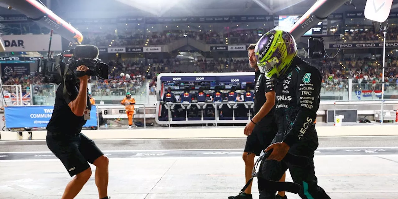 Lewis Hamilton's Last Qualifying Effort With Mercedes Was Ruined by a Bollard