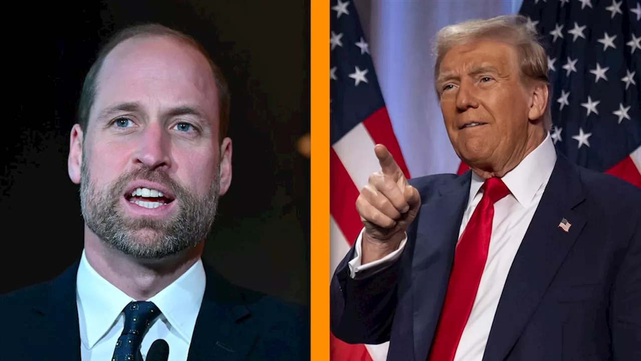 Prins William heeft tête-à-tête met Donald Trump in Parijs