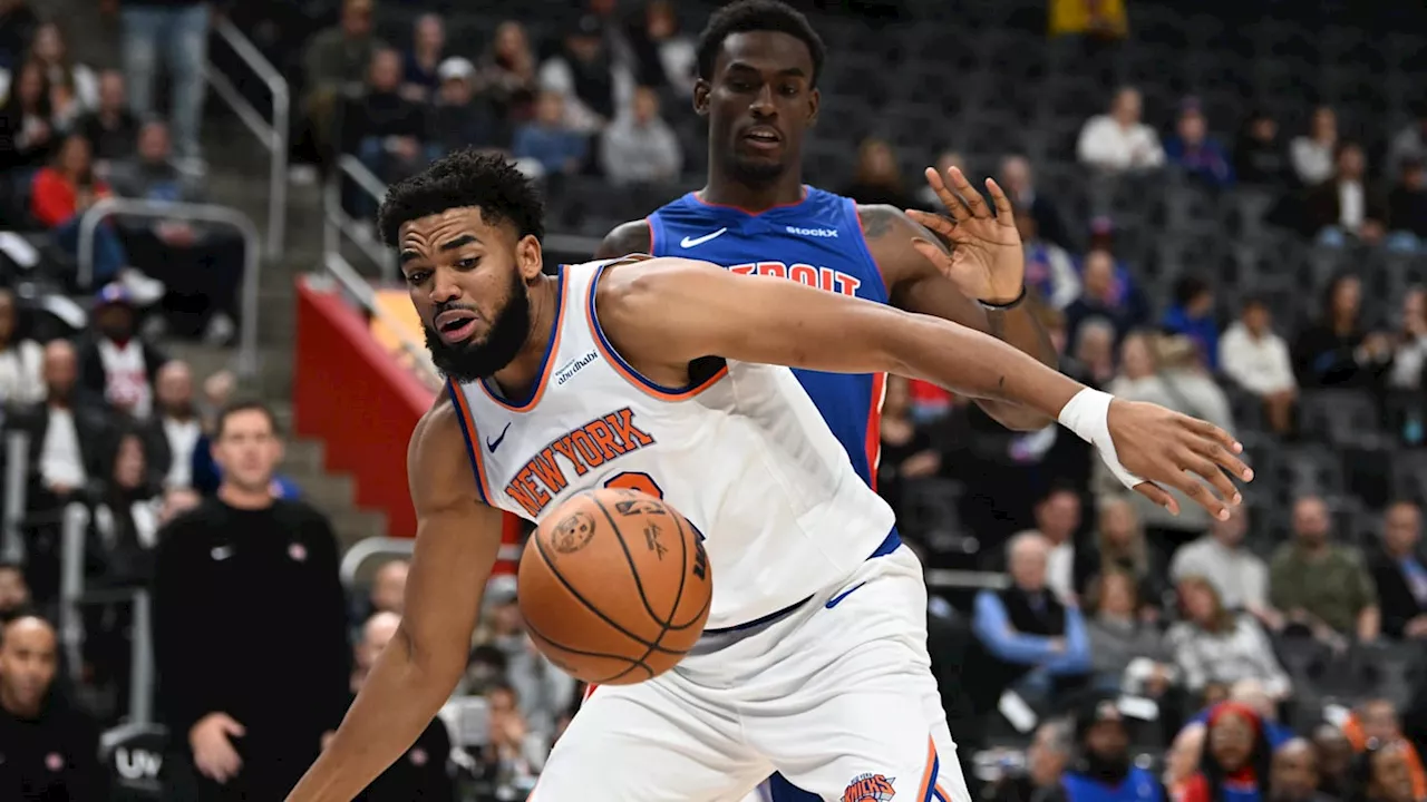 Knicks Add Karl Anthony-Towns to Injury Report vs Detroit Pistons