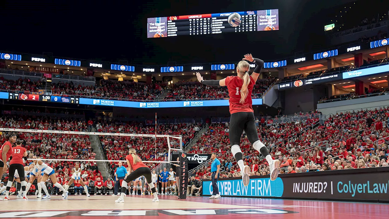 Louisville Volleyball Downs Chicago State in NCAA Tournament Opener