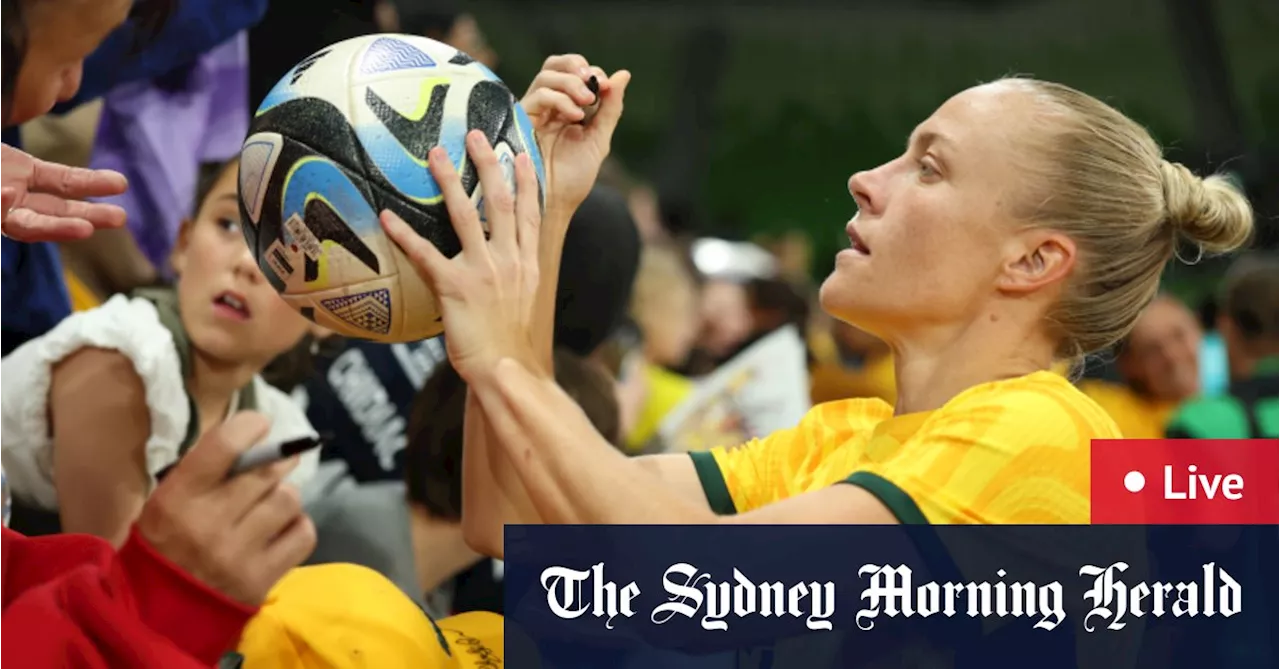 Women’s friendlies LIVE updates: Matildas, Taiwan square off in Geelong