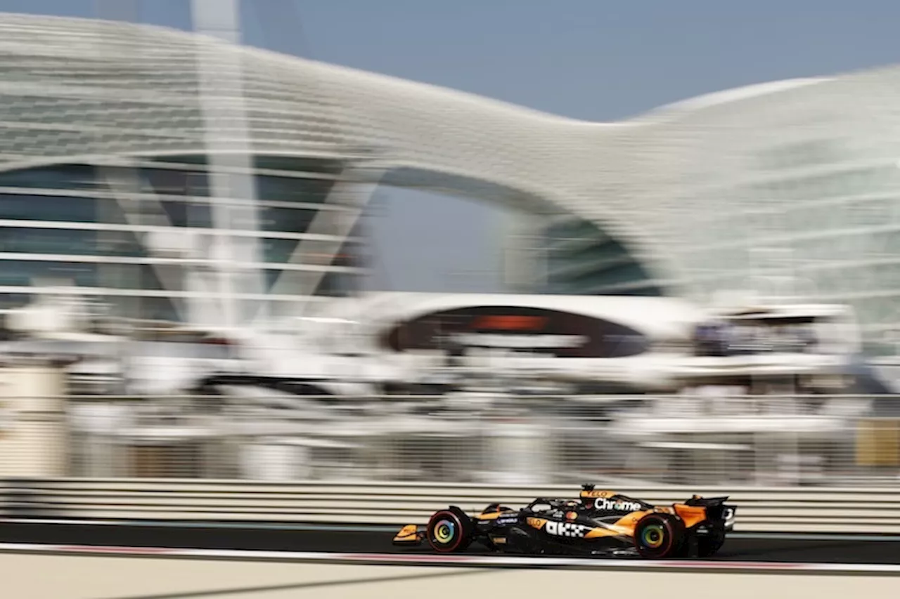 FP3 Abu Dhabi: McLaren top, Max Verstappen auf P4