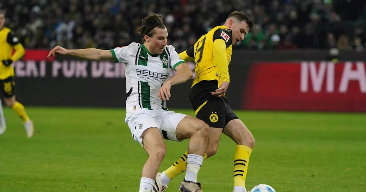 Trotz Führung: BVB auch in Gladbach ohne Sieg