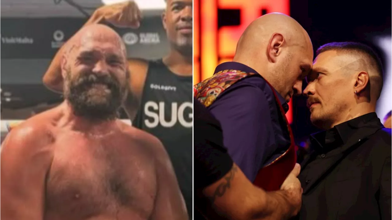 Photo of Tyson Fury's physique emerges ahead of Oleksandr Usyk fight and fans think the fight is already done