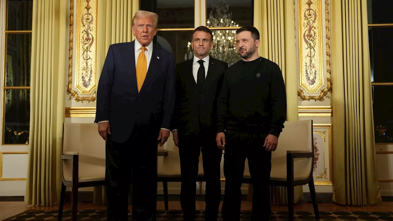 Besuch in Frankreich: Trump, Macron und Selenskyj treffen sich zu dritt in Paris