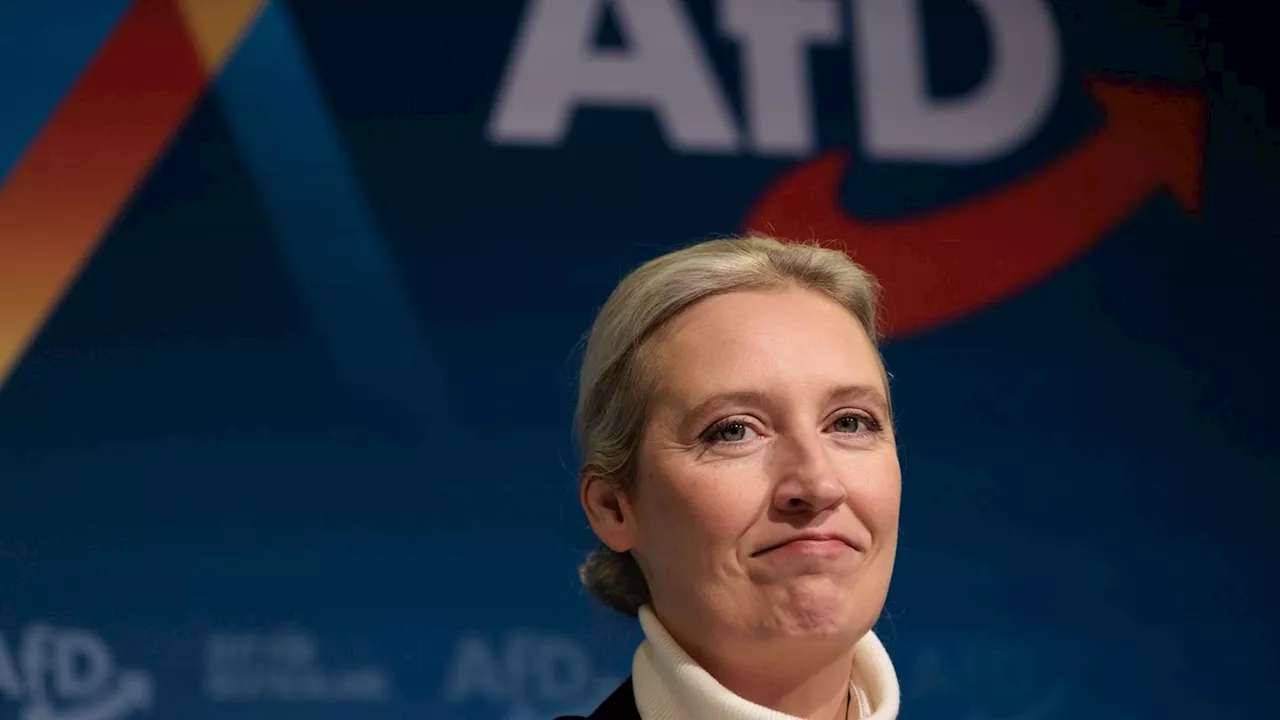 Neuwahl: AfD nominiert Weidel zur Kanzlerkandidatin