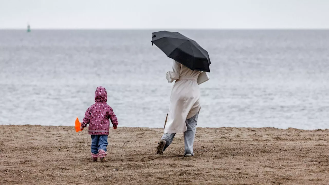 Wetter: Windiges und regnerisches Wetter im Norden