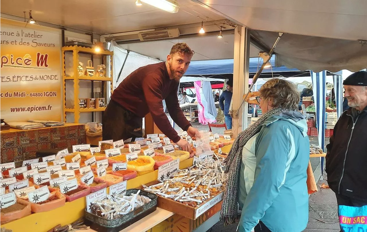 Jurançon : la remorque aux épices séduit une nouvelle clientèle au marché du Junqué