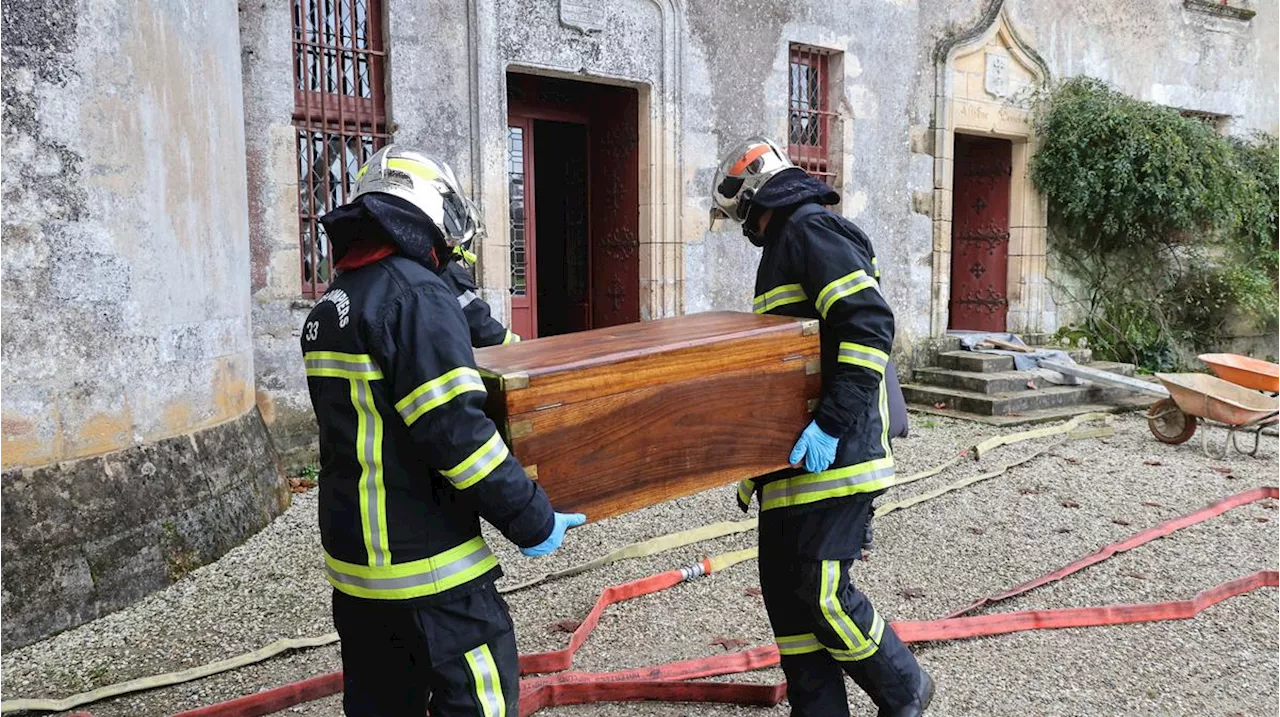 « Notre-Dame a accéléré notre doctrine » : en exercice de protection des œuvres avec les pompiers de Gironde