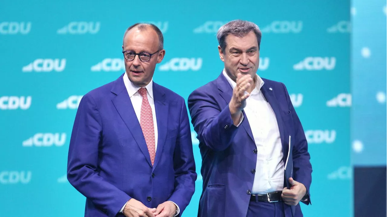 Ärger über „Nabelschau“: Die CDU ist genervt von CSU-Chef Söder