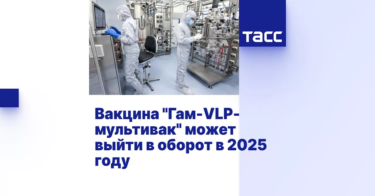 Вакцина 'Гам-VLP-мультивак' может выйти в оборот в 2025 году