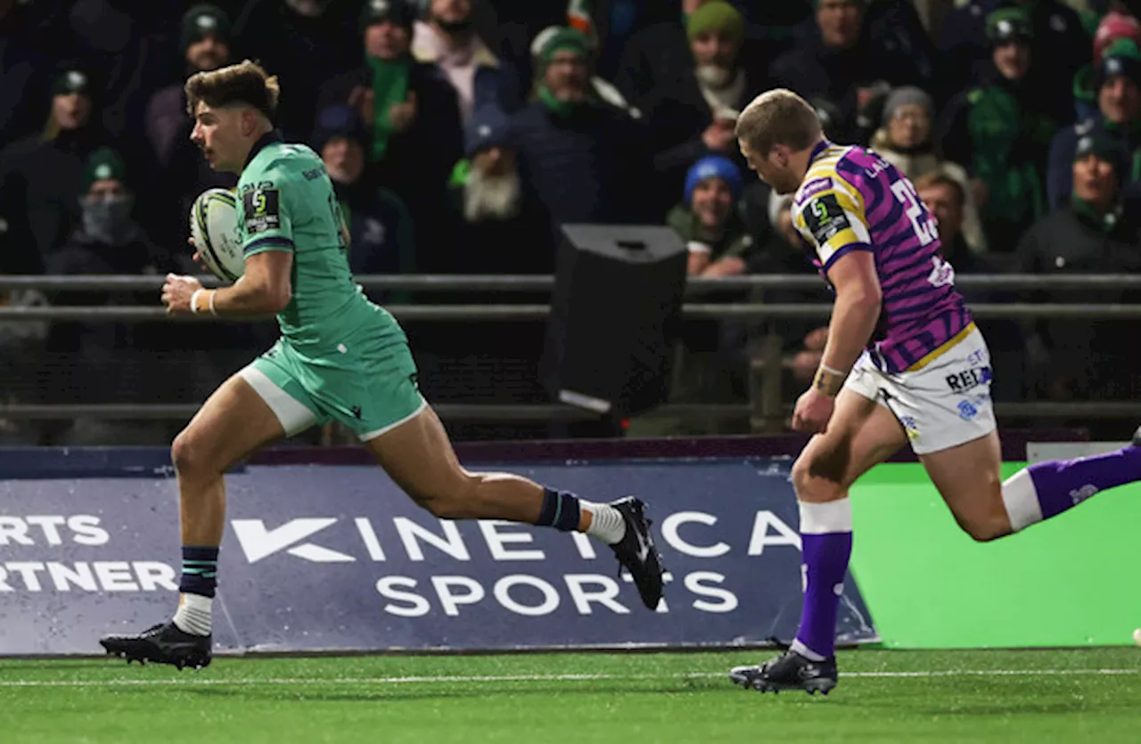 Irish 7s star Mullins scores debut hat-trick as Connacht blow away Zebre