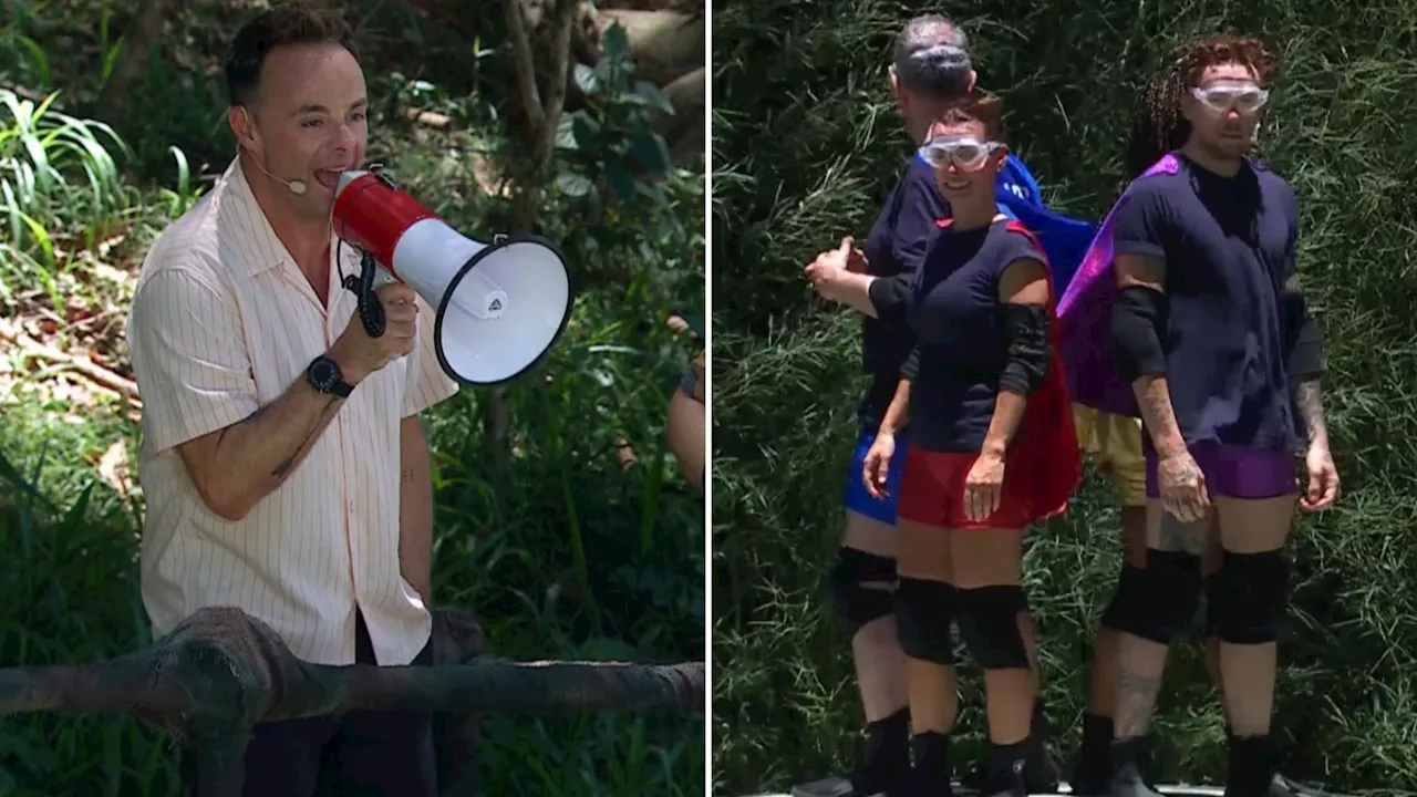 Watch as I’m A Celeb’s final four are drenched in Celebrity Cyclone as Ant and Dec promise to ‘give them he...