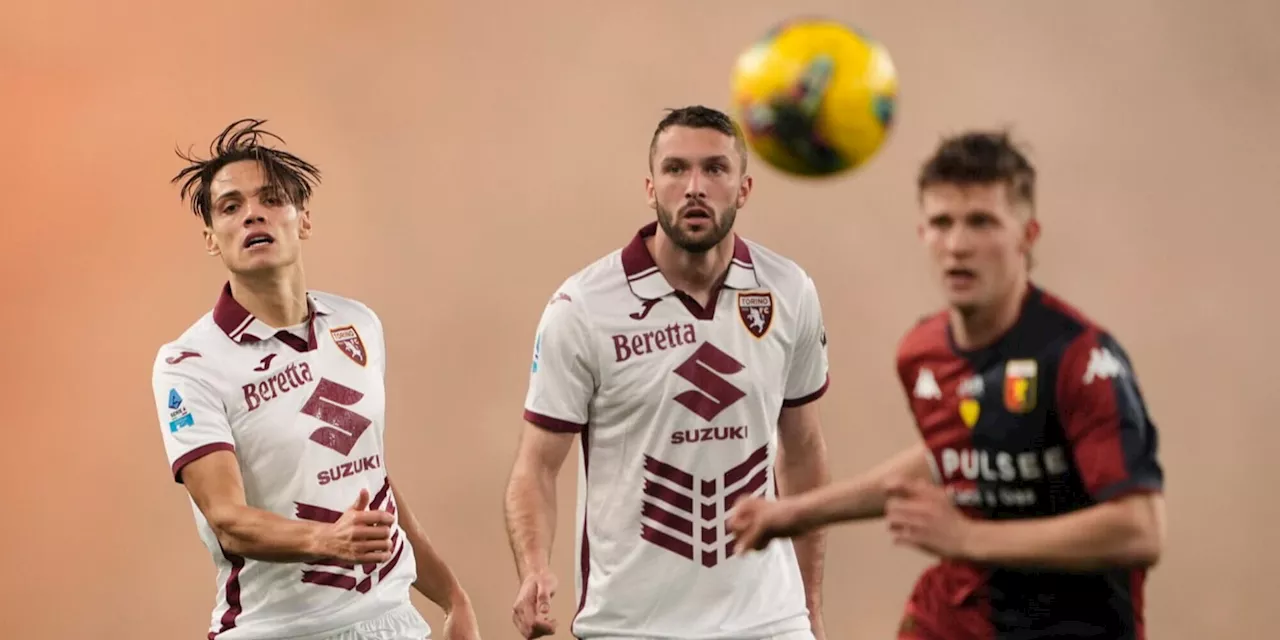 Il Torino non sa più vincere: solo un punto contro il Genoa nel match salvezza