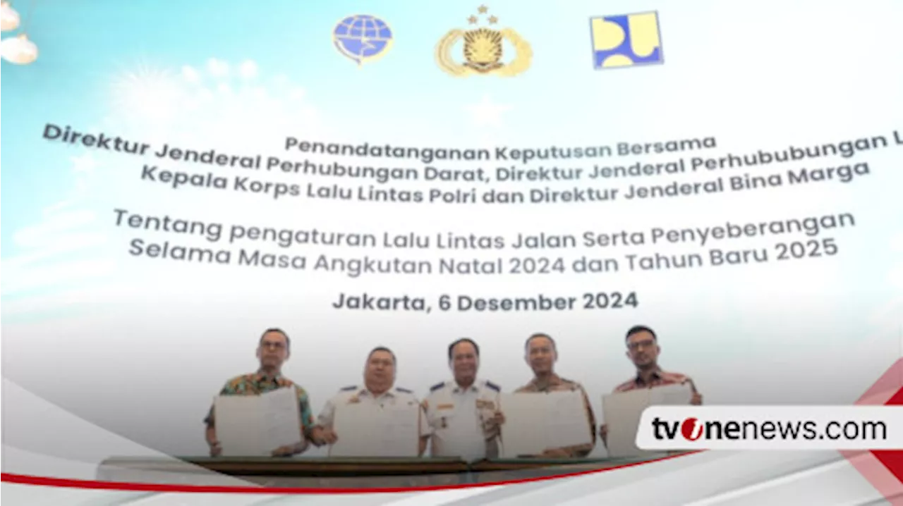 Persiapan Nataru, Kakorlantas Rakor Sekaligus Teken SKB Soal Pengaturan Lalu Lintas dan Penyebrangan