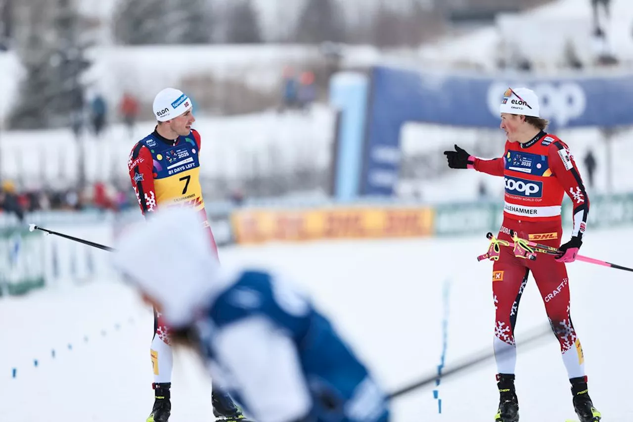 Klæbo vant sprinten i Lillehammer etter fem dager på sofaen