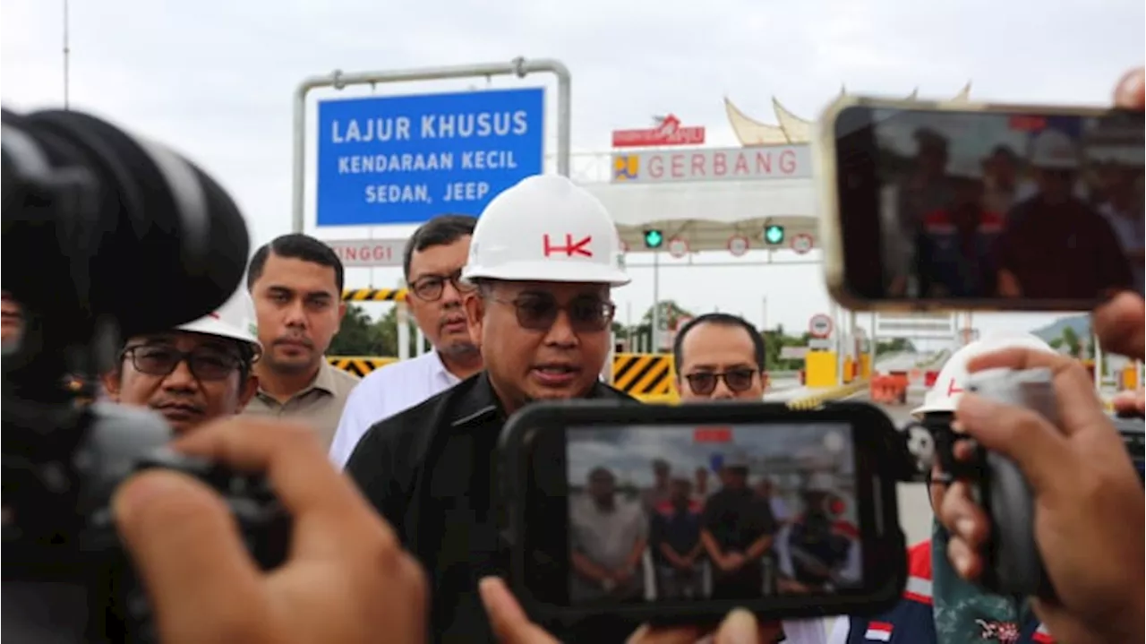 Jalan Tol Padang-Sicincin Akan Diuji Coba Perdana pada Pekan Kedua Desember 2024