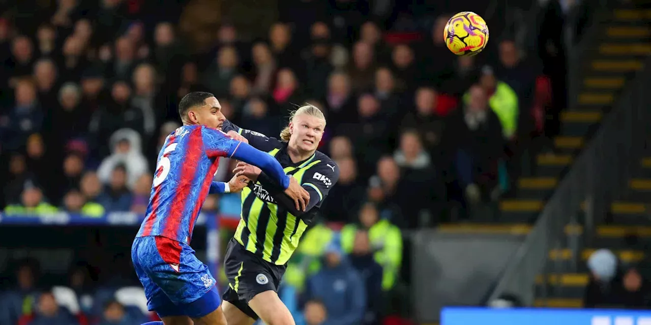 Manchester City terug bij af door nieuw puntenverlies bij Crystal Palace