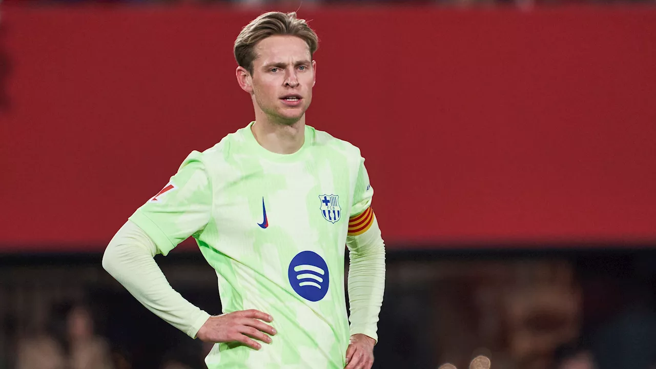 FC Barcelona staat open voor verkoop Frenkie de Jong, die zelf ook standpunt inneemt