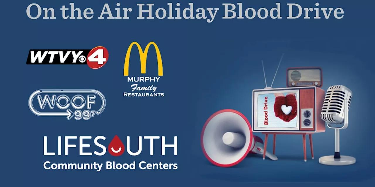 Join Team WTVY for 17th annual On the Air Blood Drive