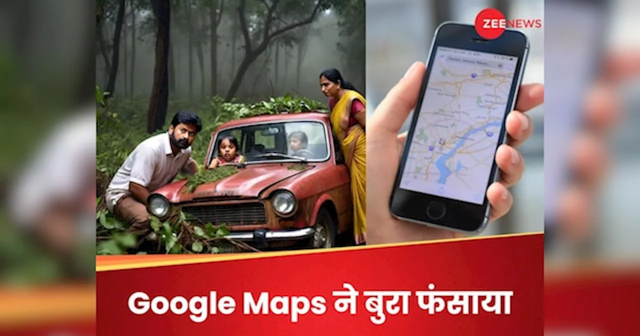 Google Maps ने फिर दिया धोखा: बिहार से गोवा जा रहे परिवार को जंगल में फंसाया, वन्यजीवों के बीच काटी रात