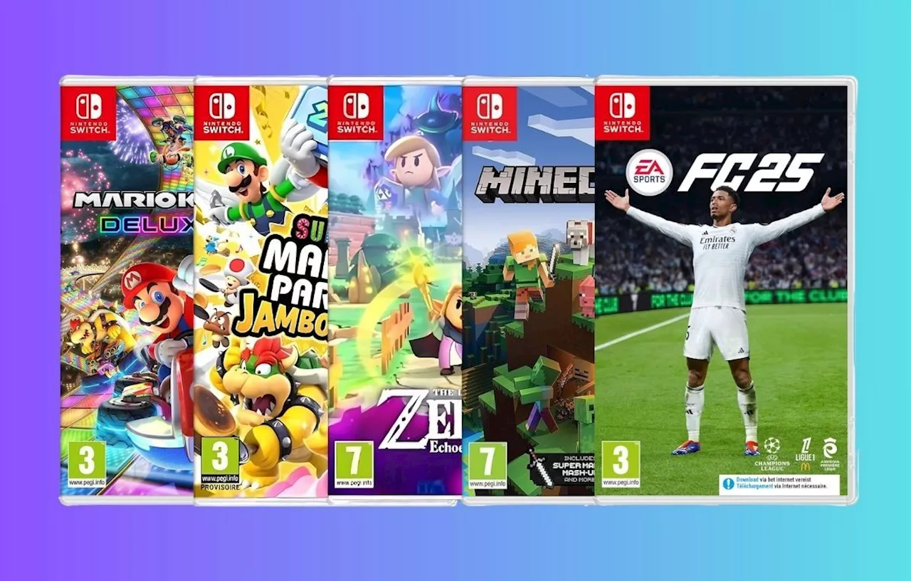 Succès garanti à Noël avec ces 5 jeux Nintendo Switch à prix réduit