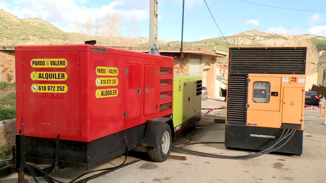 Sin electricidad en Chera, Valencia, después de 40 días tras el paso de la DANA