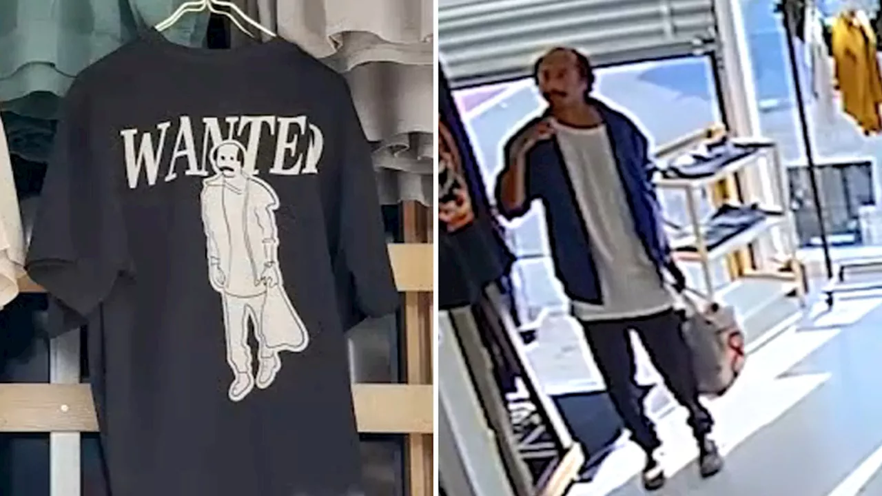 Venice store owner creates 'Wanted' T-shirt line featuring photo of man caught stealing from shop