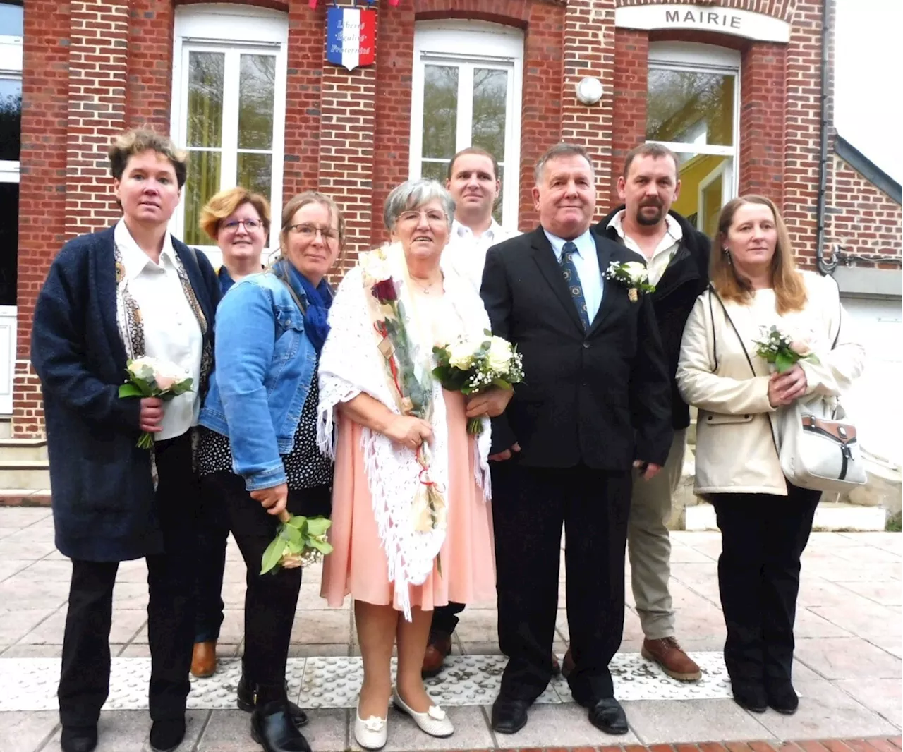 50 ans d’amour (et de mariage) pour Maurice et Sylvie, à Bouillancourt-en-Séry.