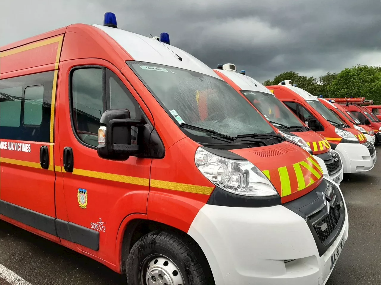 En Sarthe, un accident entre une voiture et une moto fait un blessé grave