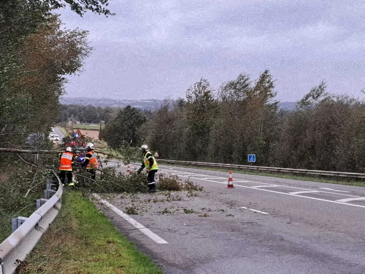 Ille-et-Vilaine : la tempête Darragh fait des dégâts, les pompiers beaucoup mobilisés