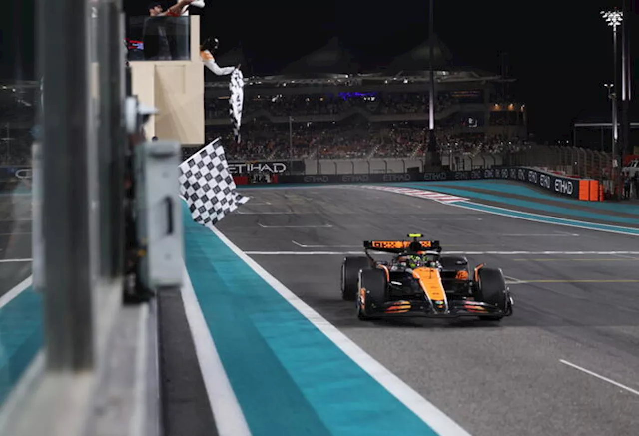 F1: Norris trionfa ad Abu Dhabi, titolo costruttori alla McLaren