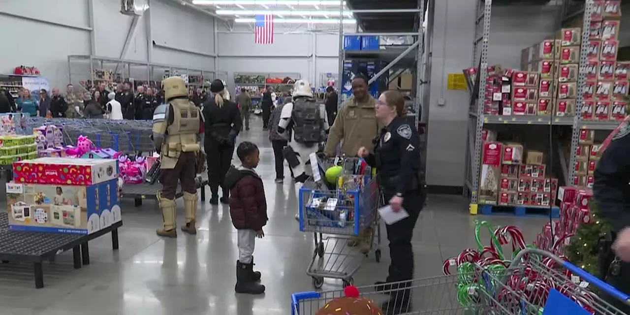 Anchorage law enforcement holds their annual ‘Shop with a Hero’ Saturday